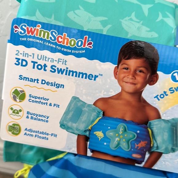 SwimSchool Swim Trainer Blue NEW - Picture 2 of 4